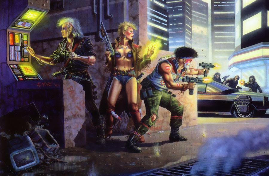 Shadowrunners  Shadowrun, Cyberpunk character, Concept art characters