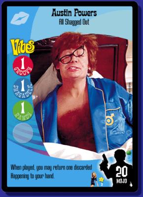 Collectible Card Garbage The Austin Powers Game The Bad Guys Win